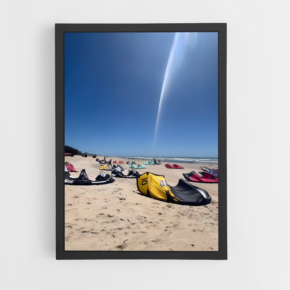 Poster Kitesurfing Paradise (vue 2)